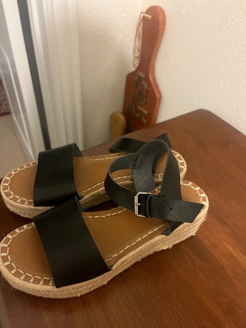 Black sandals